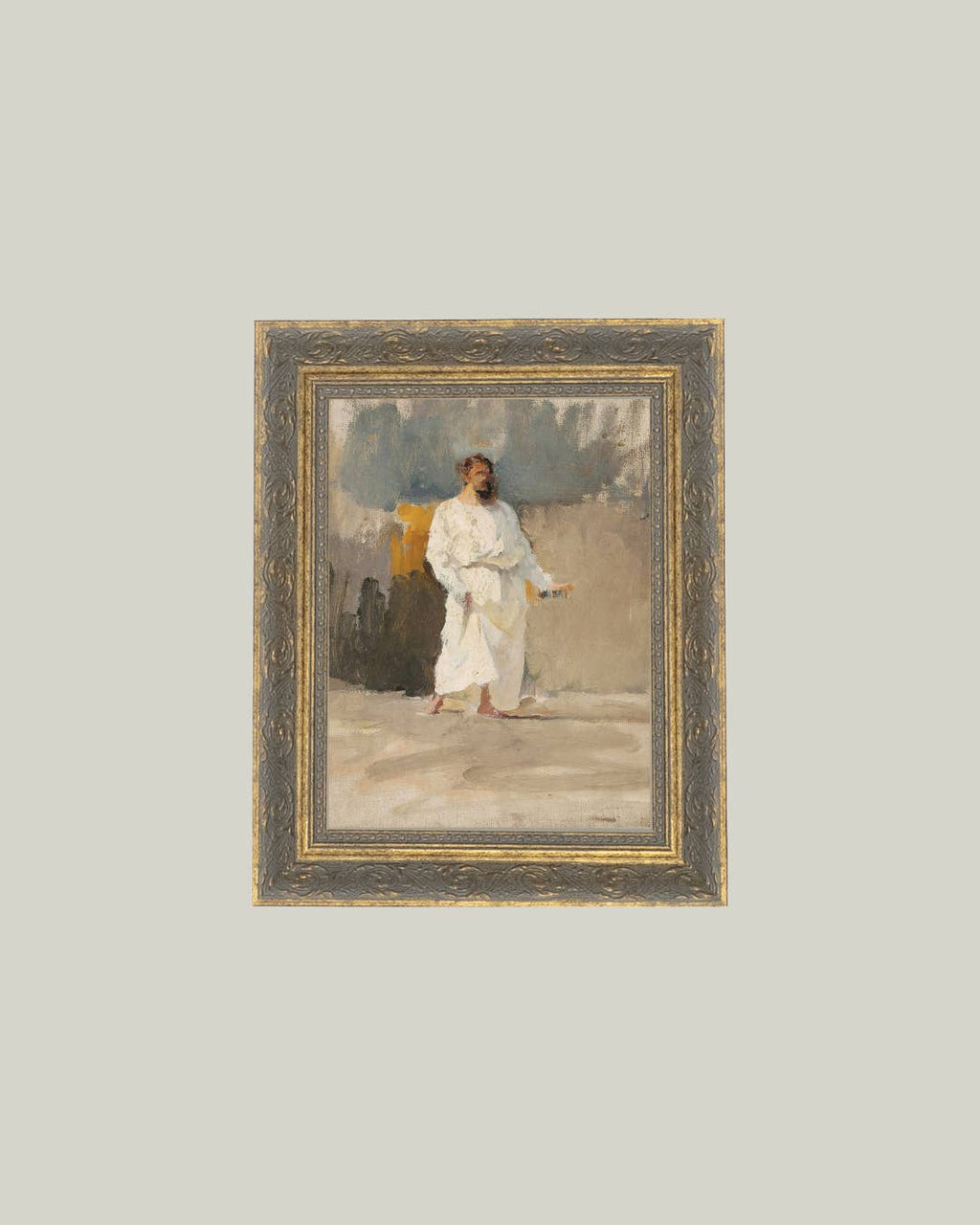 Christ Coming Out Of The Tomb Framed Antique Art: 8x10