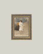 Christ Coming Out Of The Tomb Framed Antique Art: 8x10