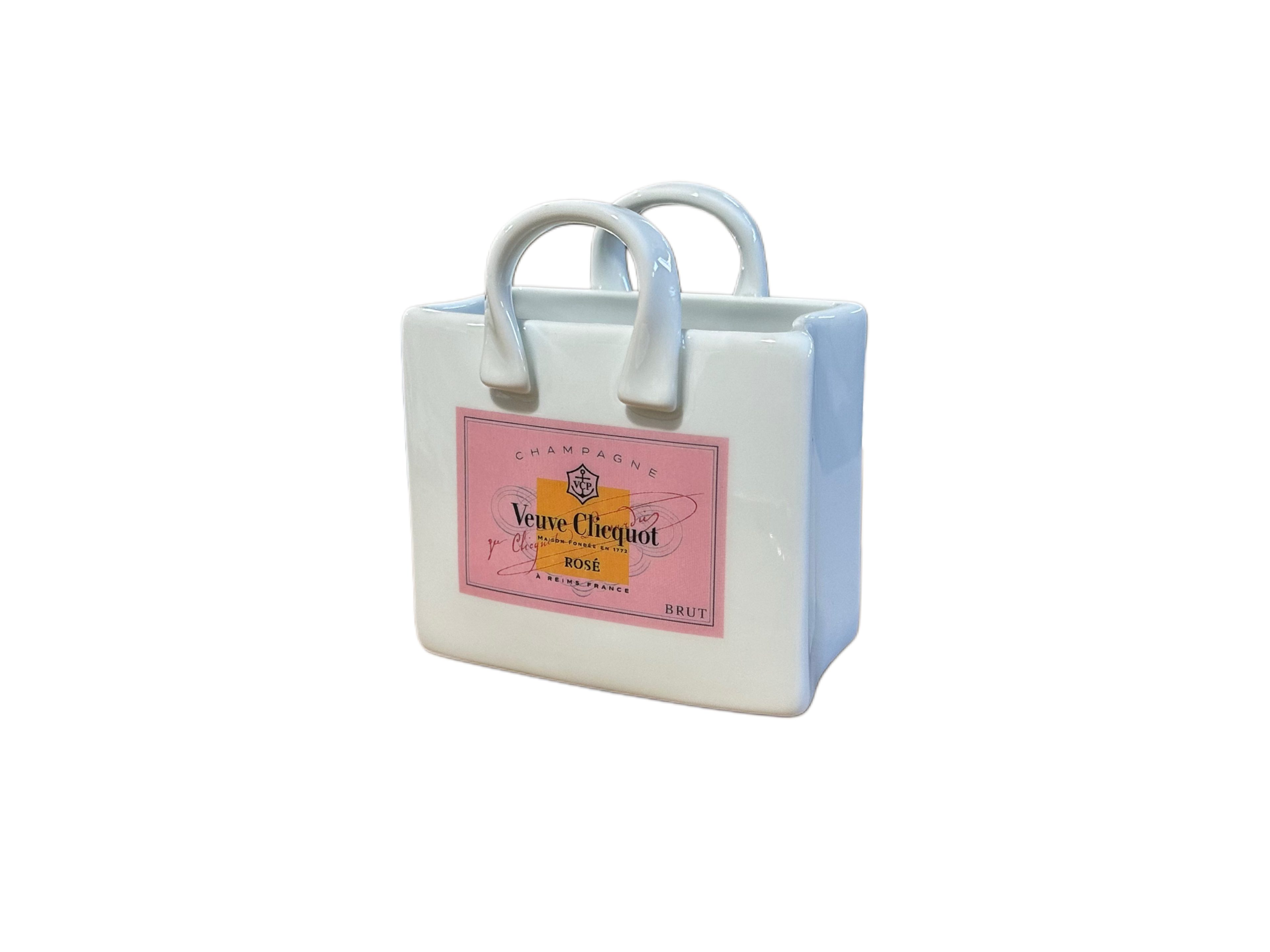 Champagne Label Shopping Tote - Rose,Brut : Brut