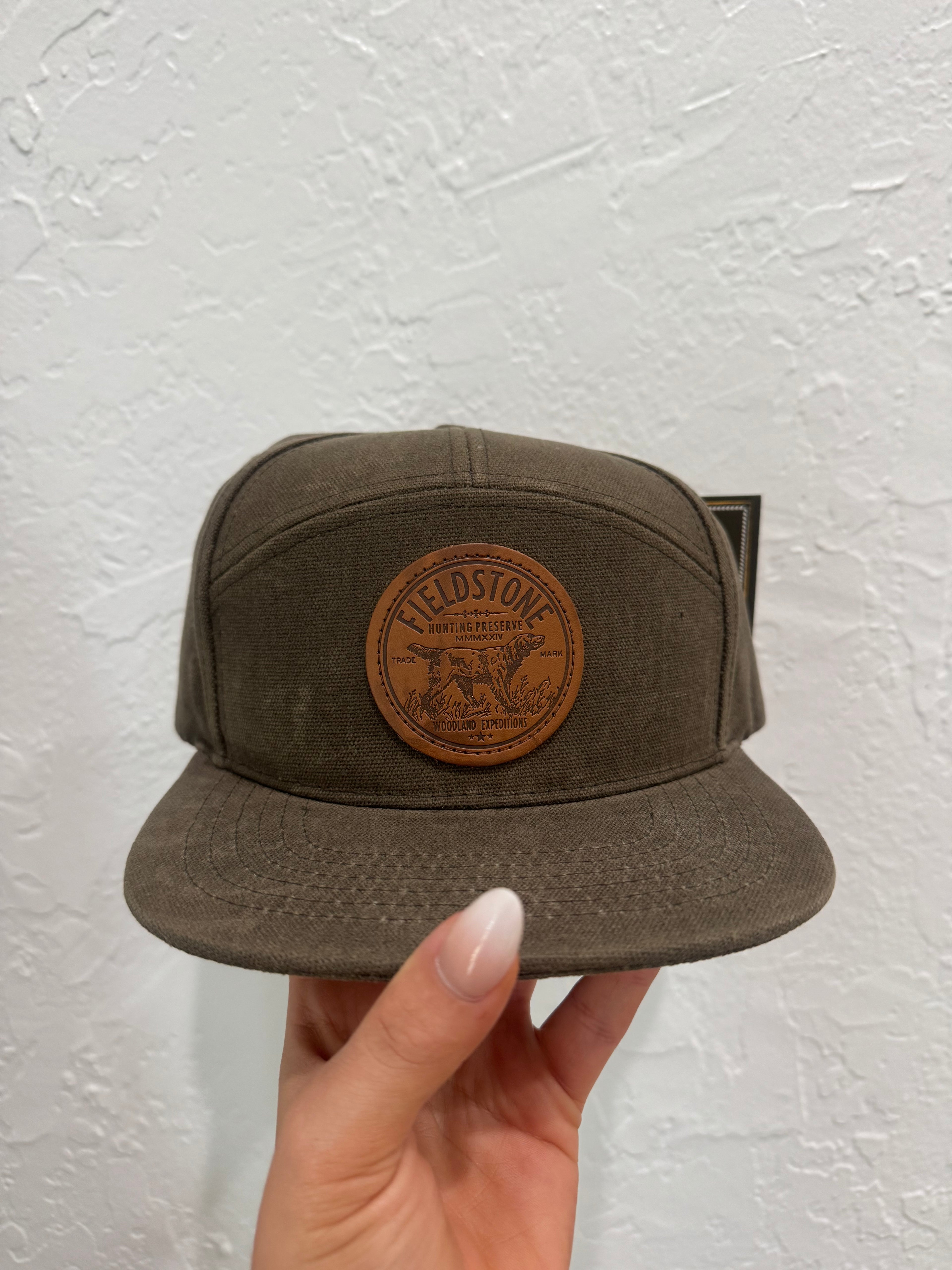 Green preserve hat