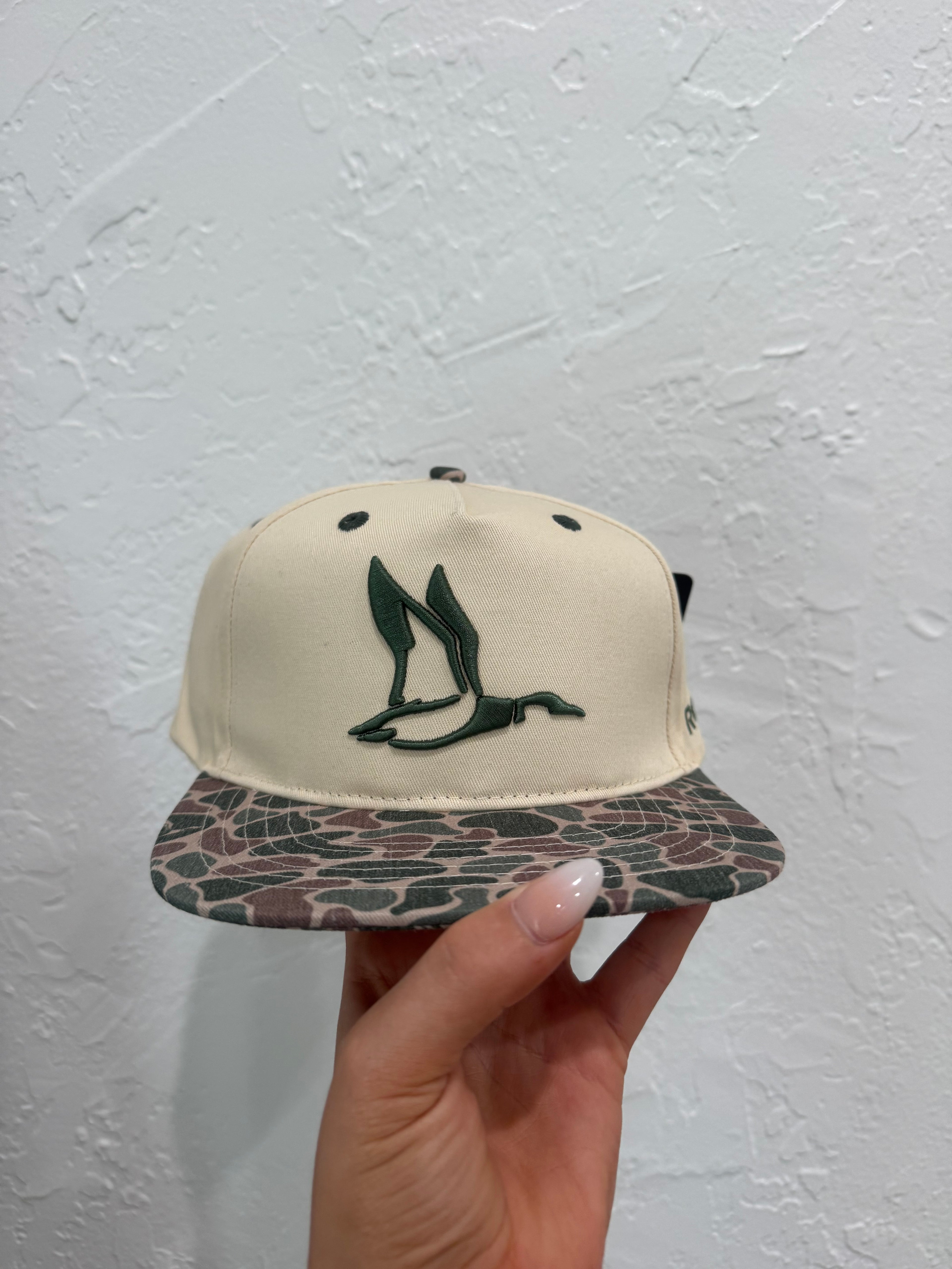 Camo bill hat
