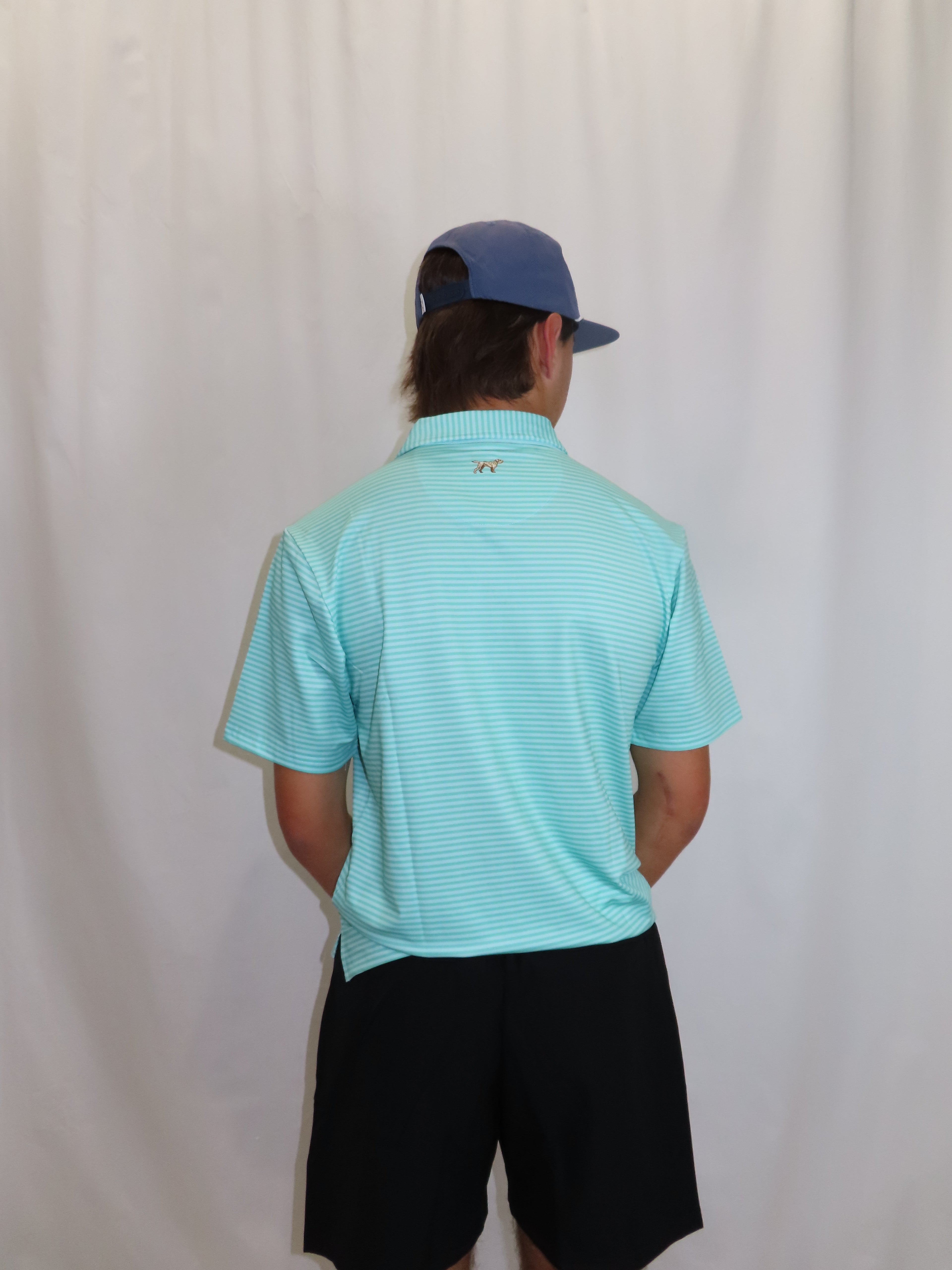 Signature polo- seafoam