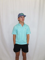 Signature polo- seafoam