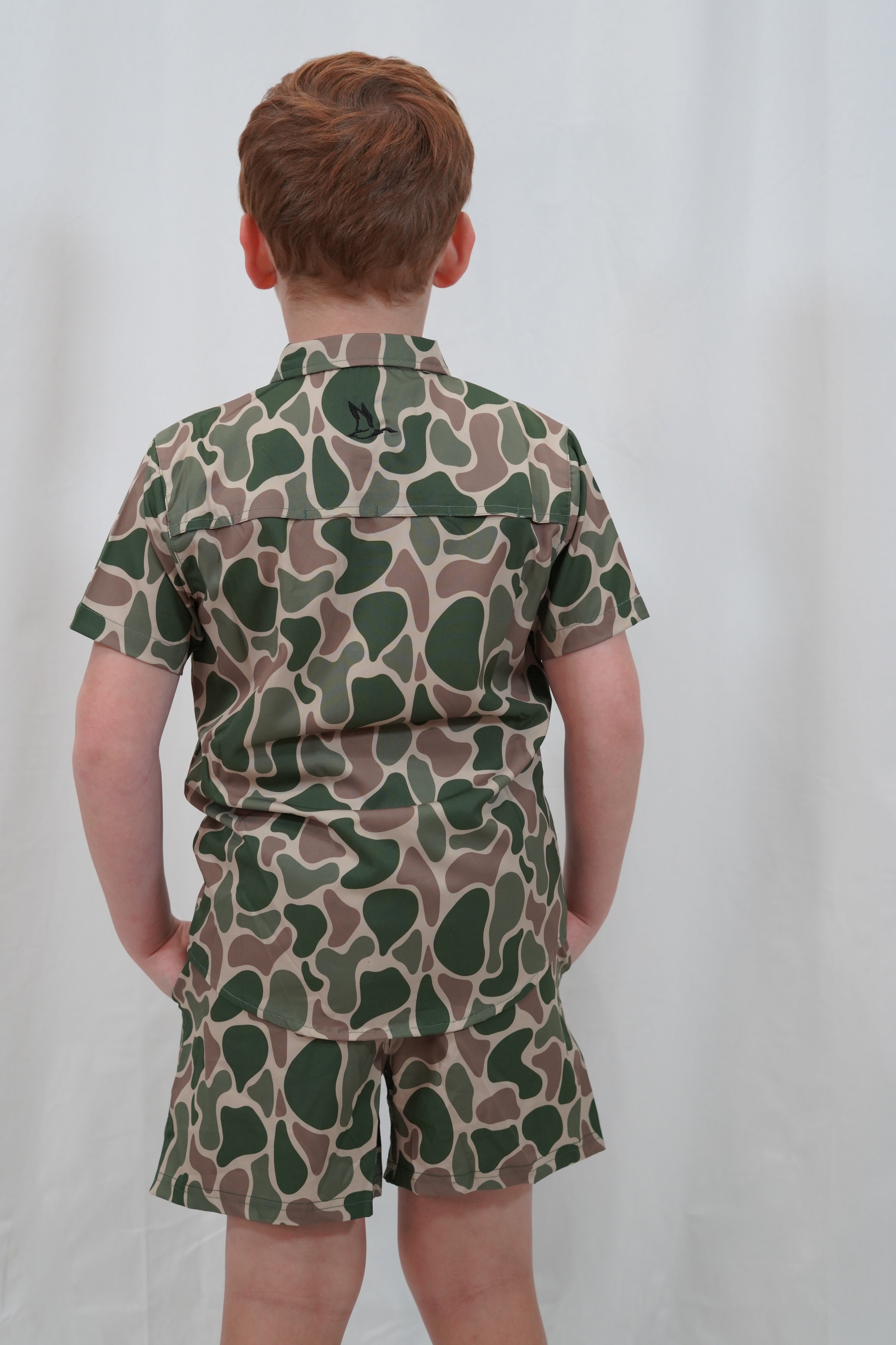 Roost Camo Button Down