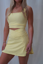 The Snatched Skirt - Lemon Cream