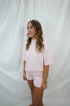 Pink Short Sleeve Set