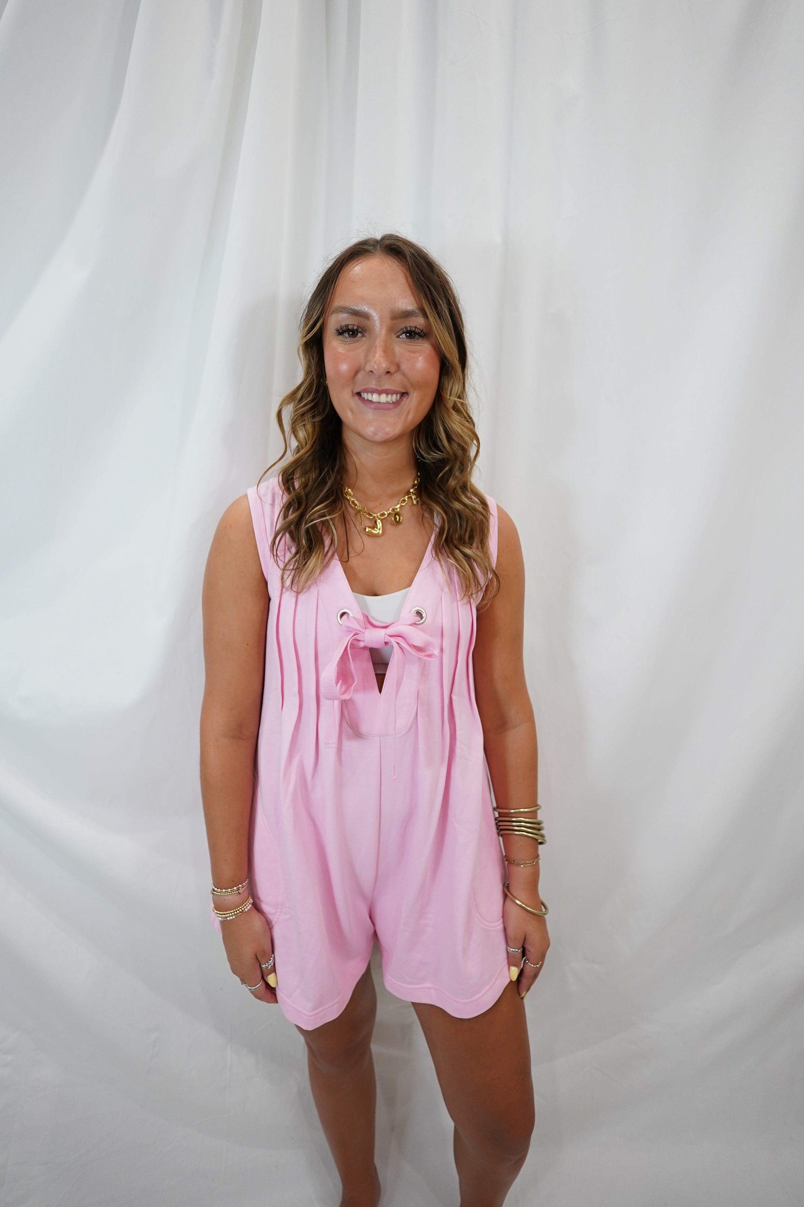 Pink romper