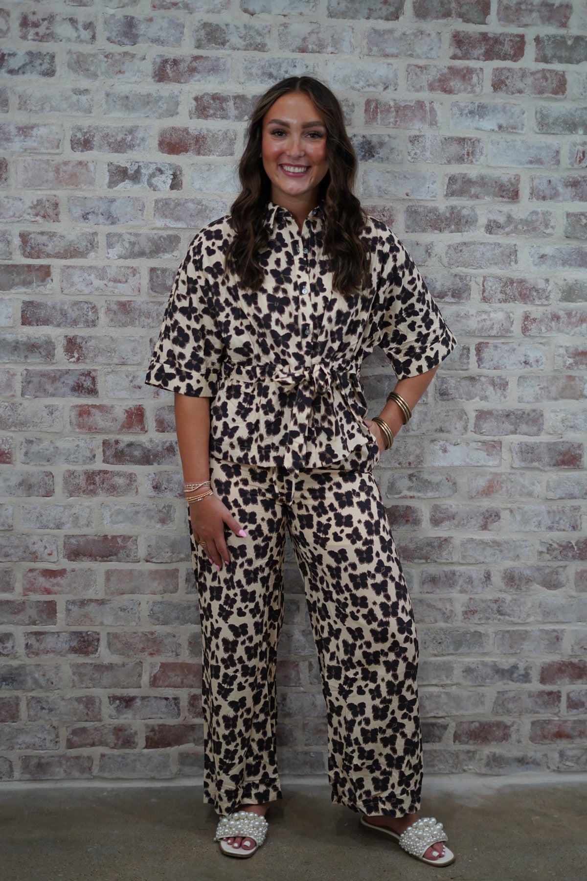 Cheetah Dress Set