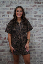 Cheetah Brown Dress