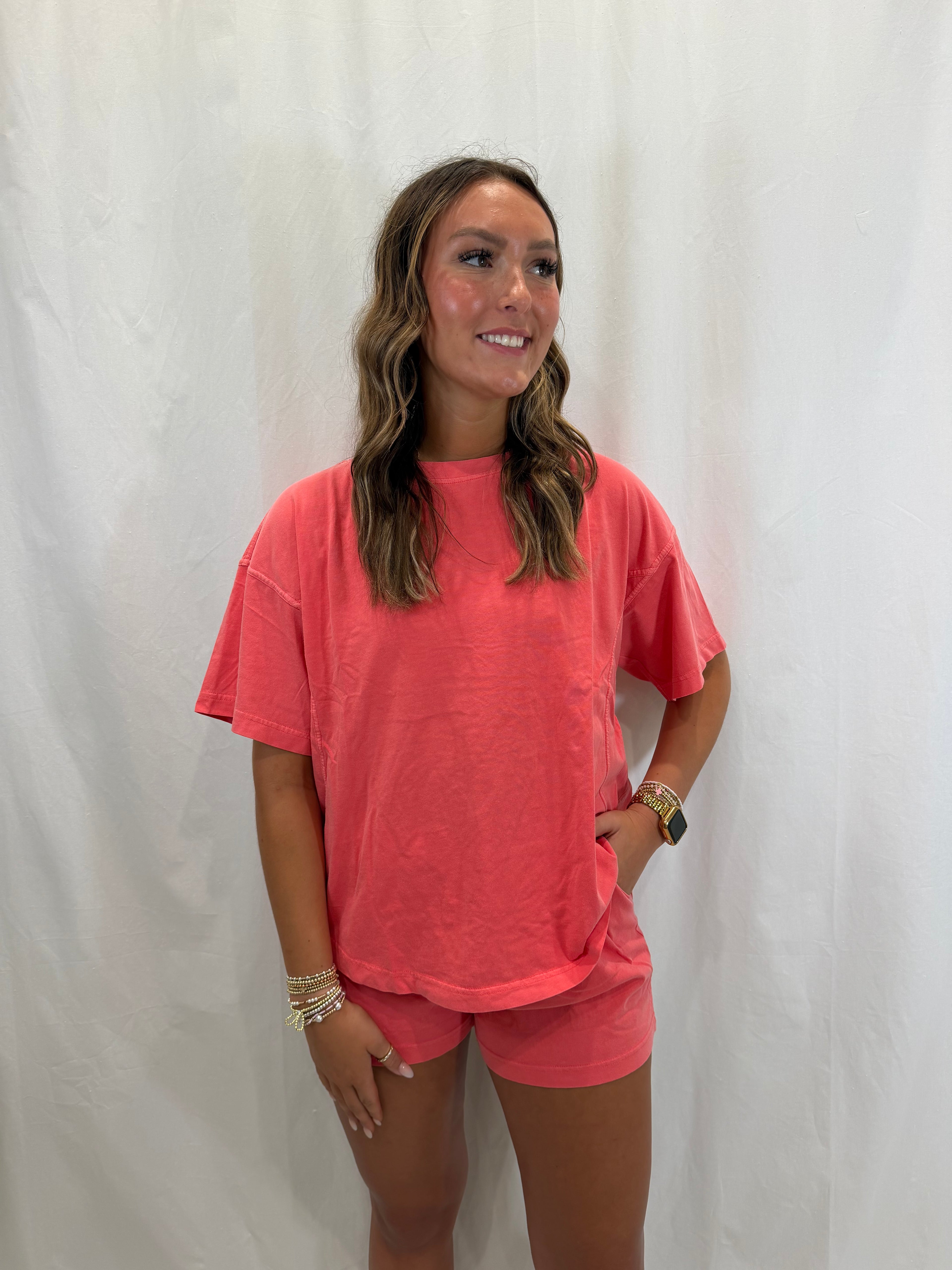 Peach Cotten set