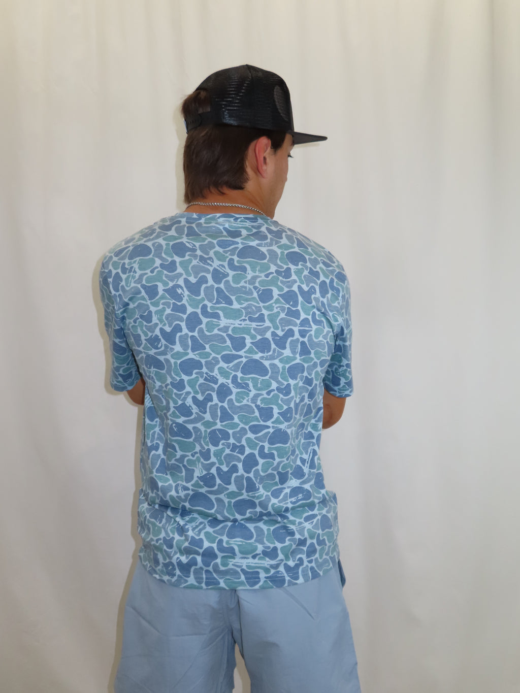 Saltwater Camo tee- men’s