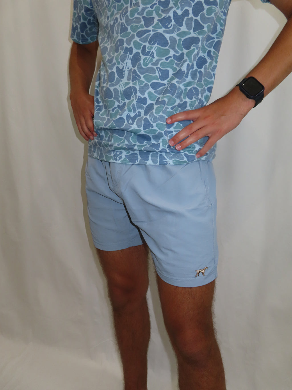 Angler shorts - washed denim