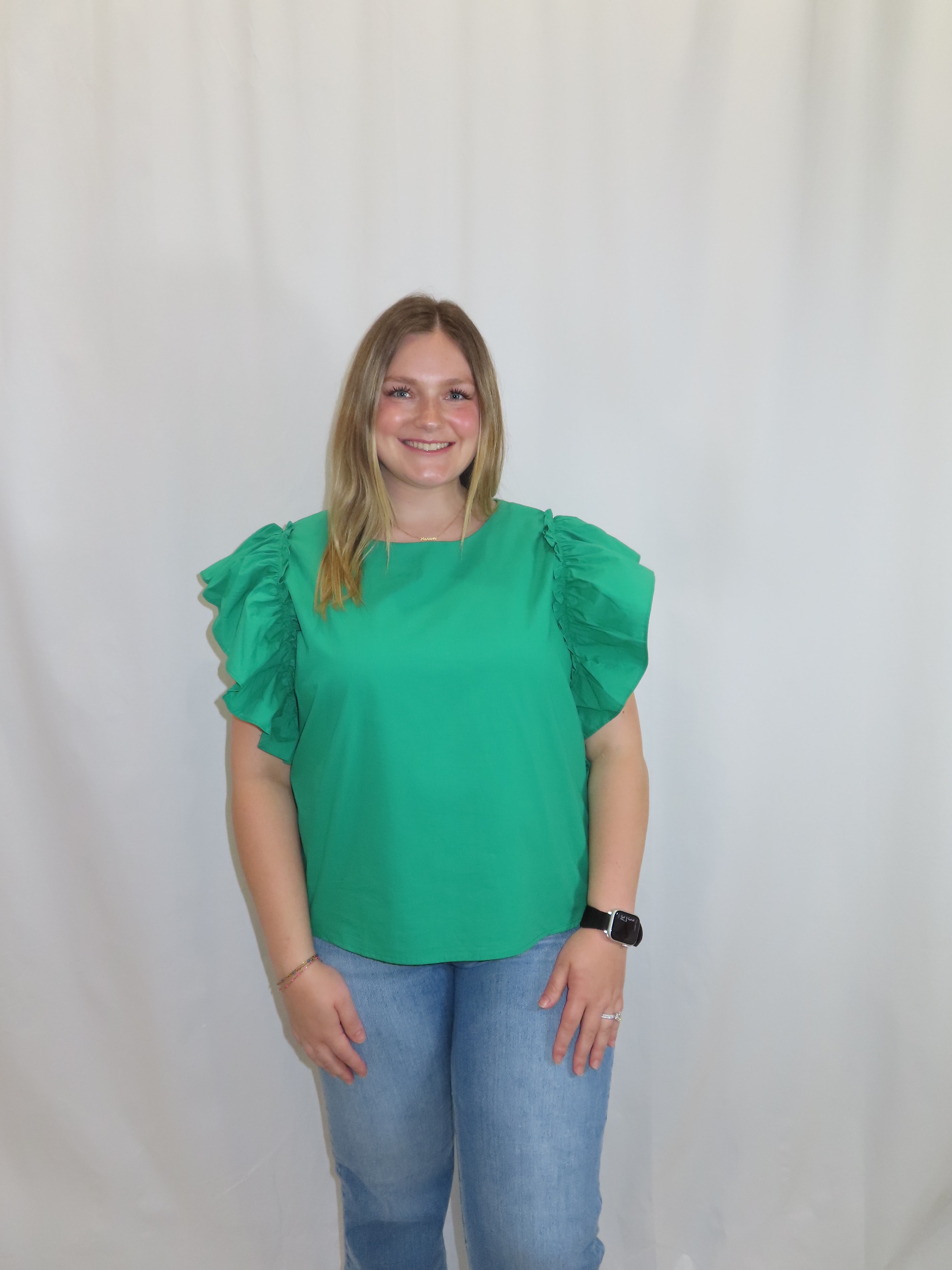 Green top- plus size