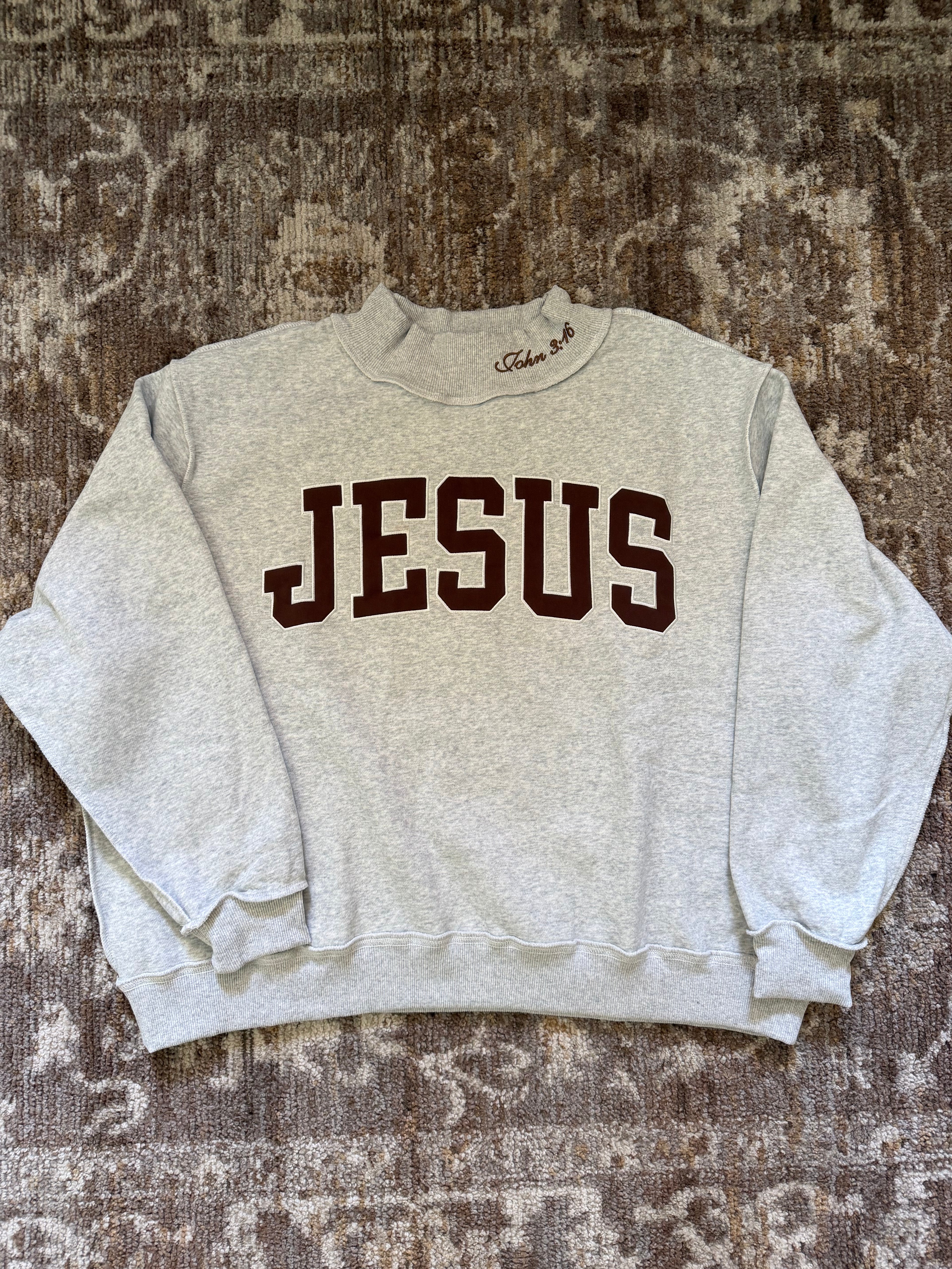 Jesus mock neck