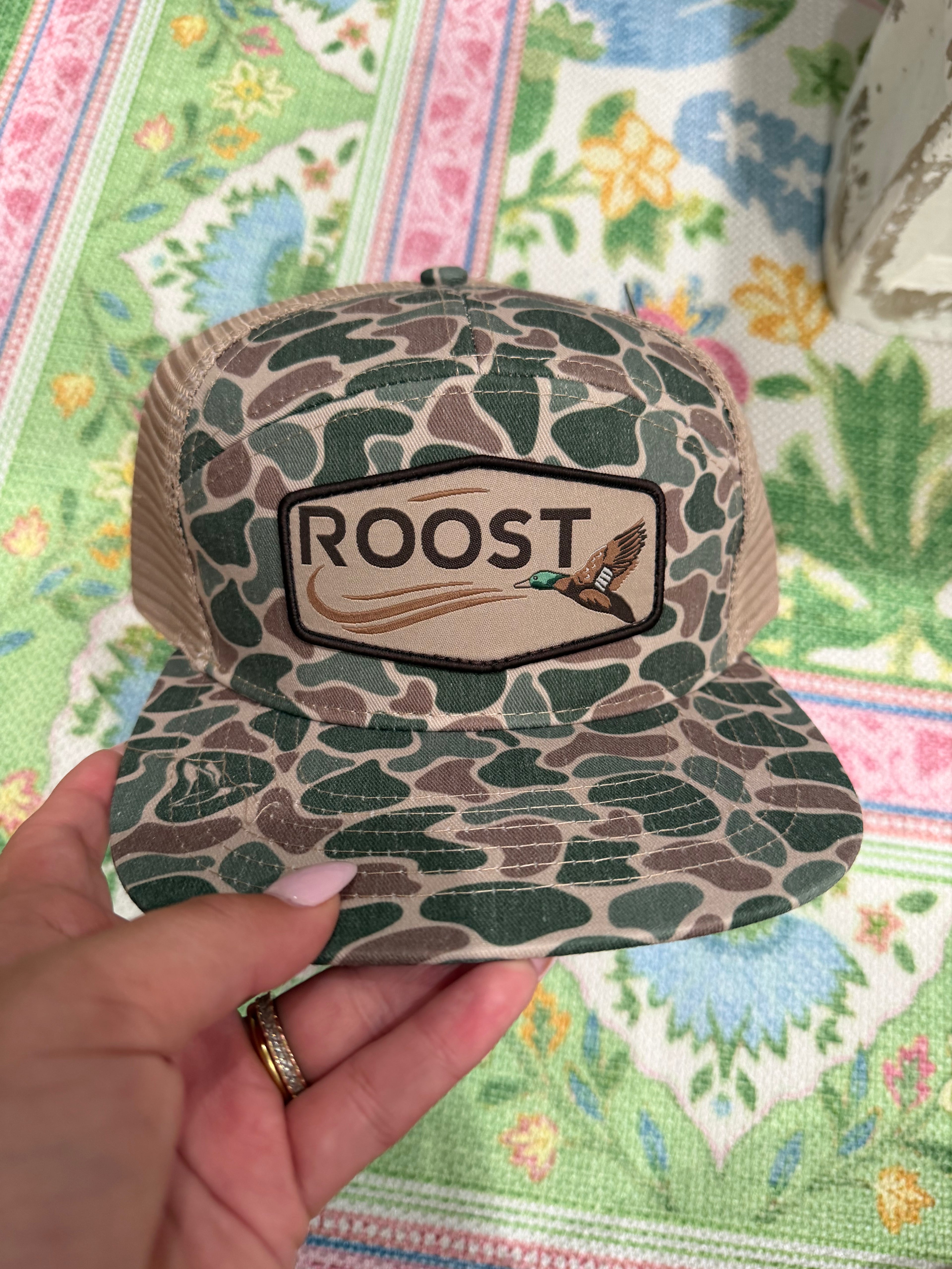 Camo Duck Patch Hat