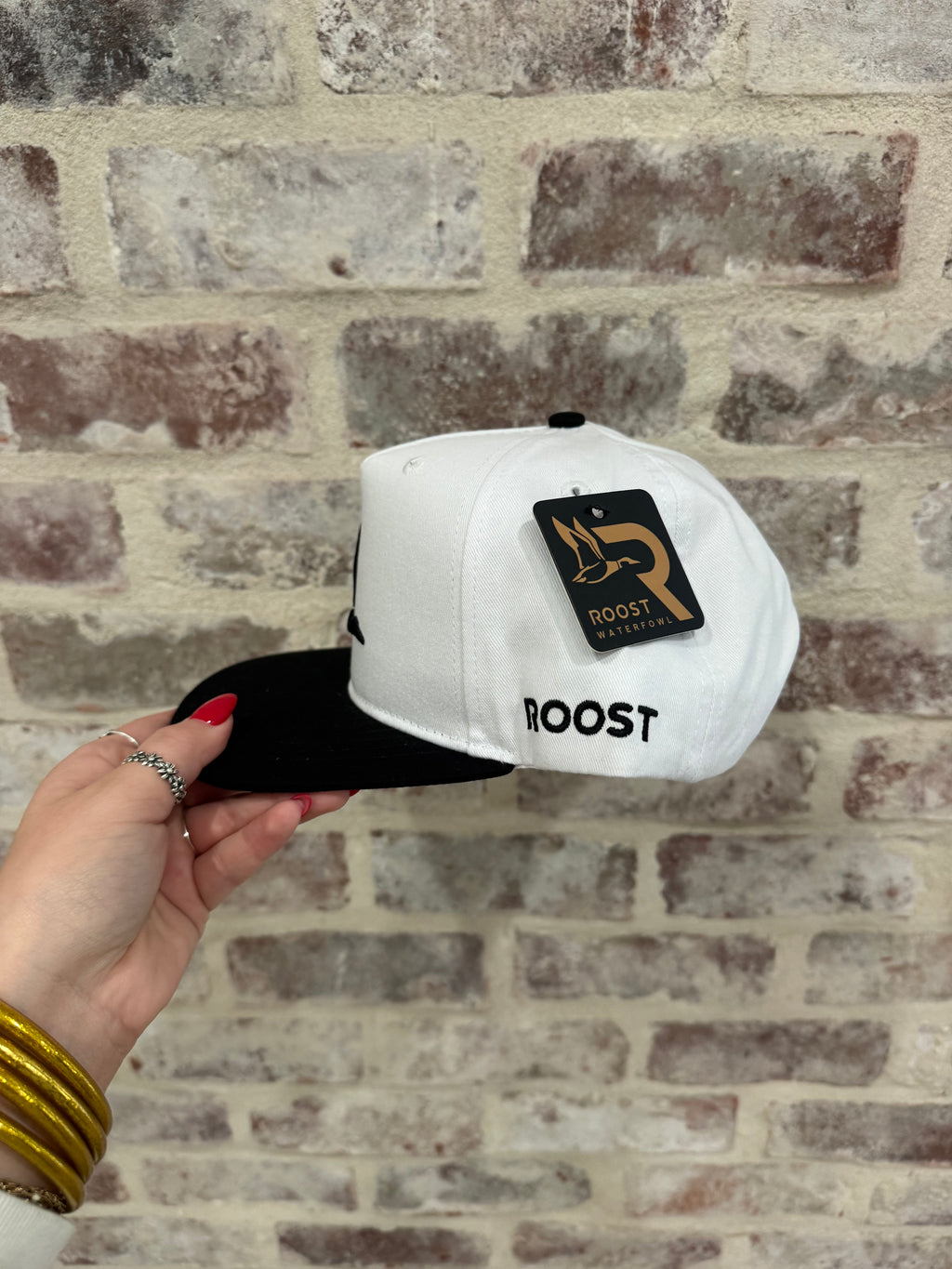 Fieldstone- Black and white cavas hat