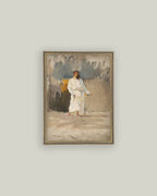 Christ Coming Out Of The Tomb Framed Antique Art: 8x10